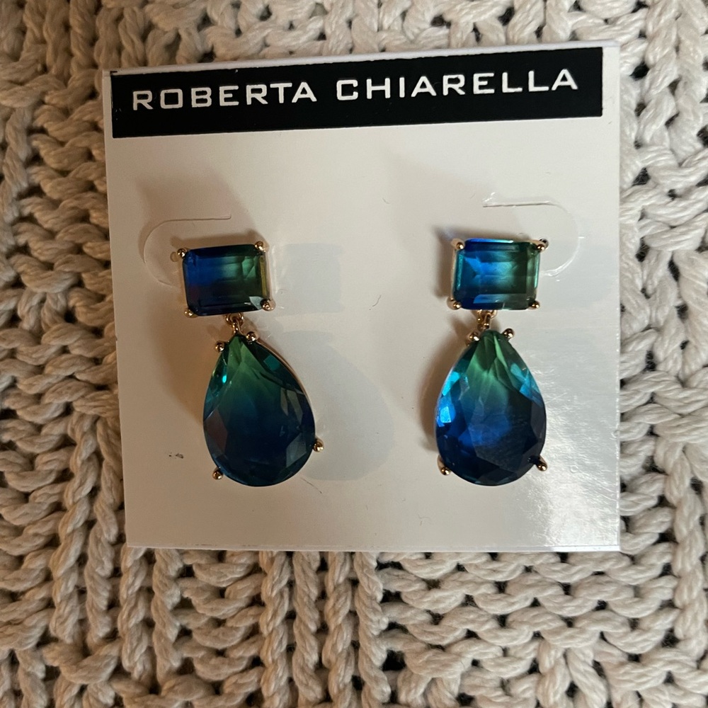 Sapphire Blue Drop Earrings